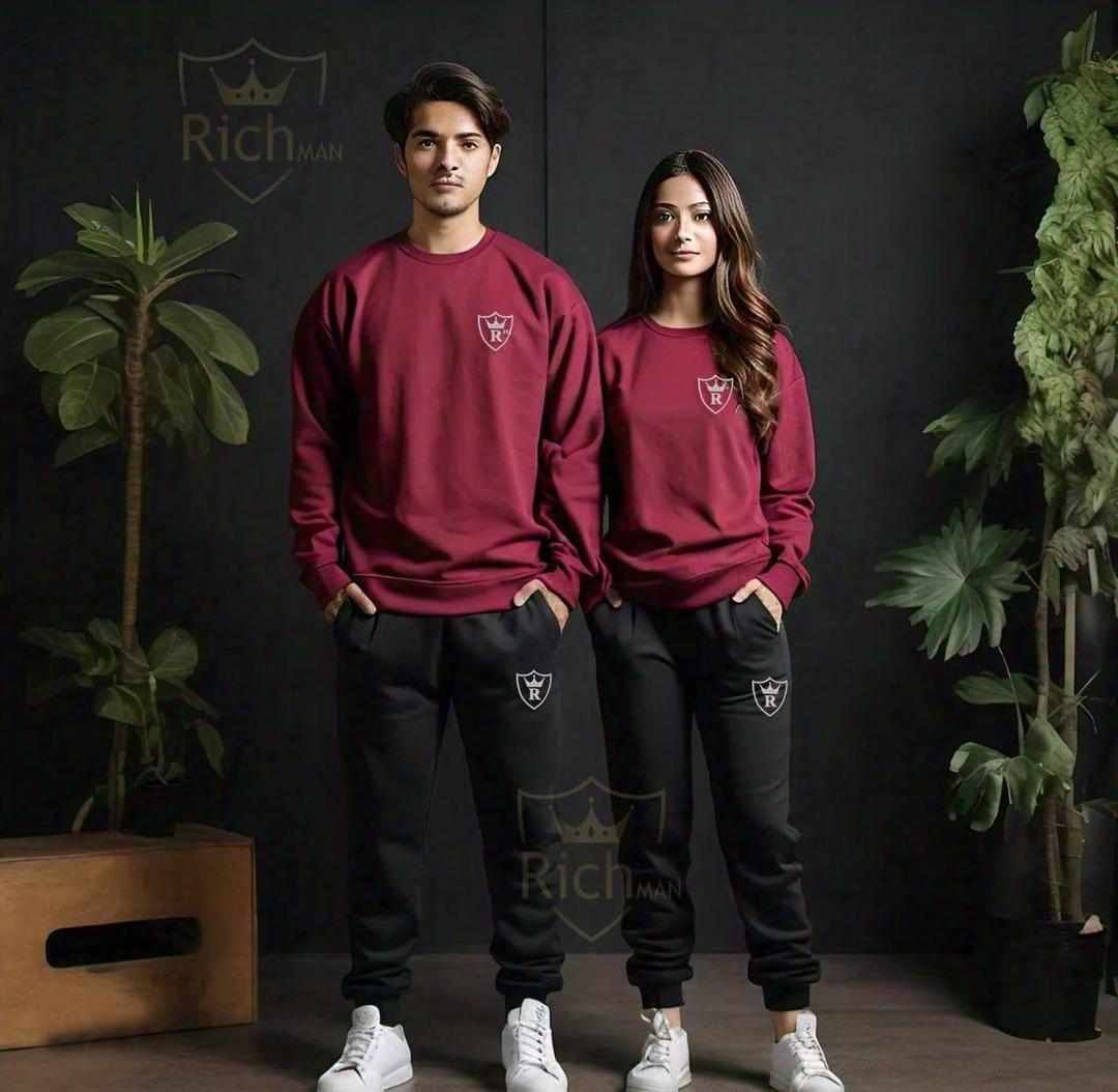 Unisex premium fleece Tracksuit - 2pcs