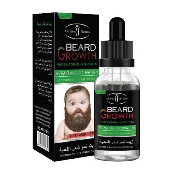 Beard growth oil - natural