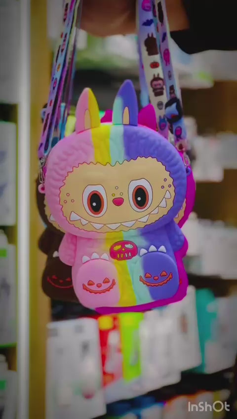 Load video: Labubu - Monster Crossbody Bag for Kids