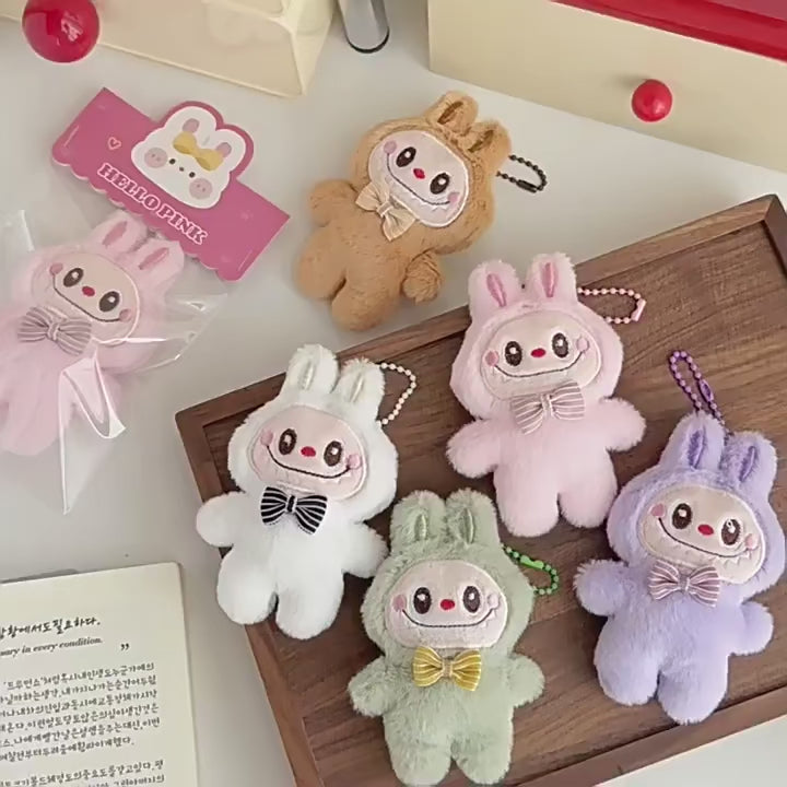 Load video: Labubu - Wireless Earbuds with Plush Keychain Set