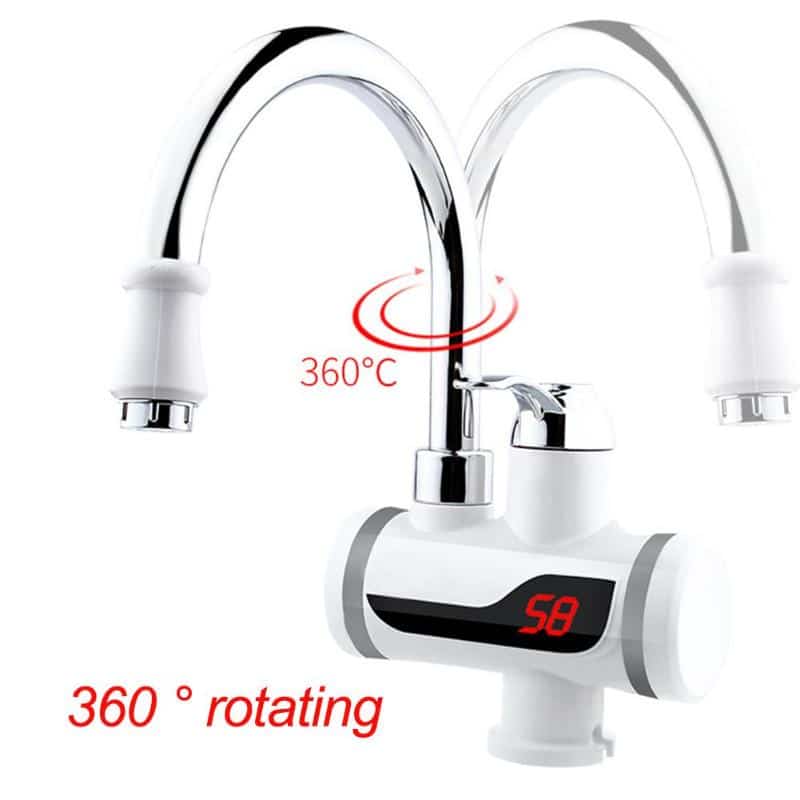 Electric Water Heating Faucet ,tap For Kitchens And Bathrooms Shock Proof | Display | Hot Water