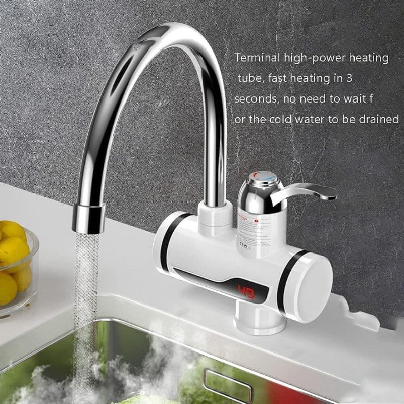 Electric Water Heating Faucet ,tap For Kitchens And Bathrooms Shock Proof | Display | Hot Water