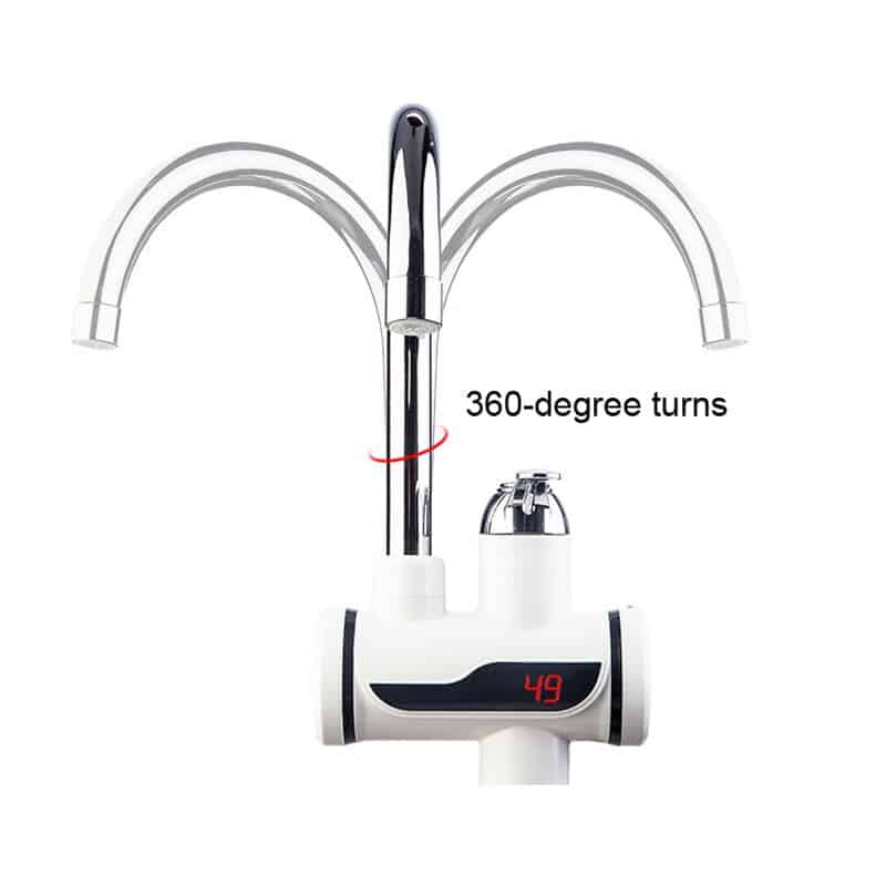 Electric Water Heating Faucet ,tap For Kitchens And Bathrooms Shock Proof | Display | Hot Water